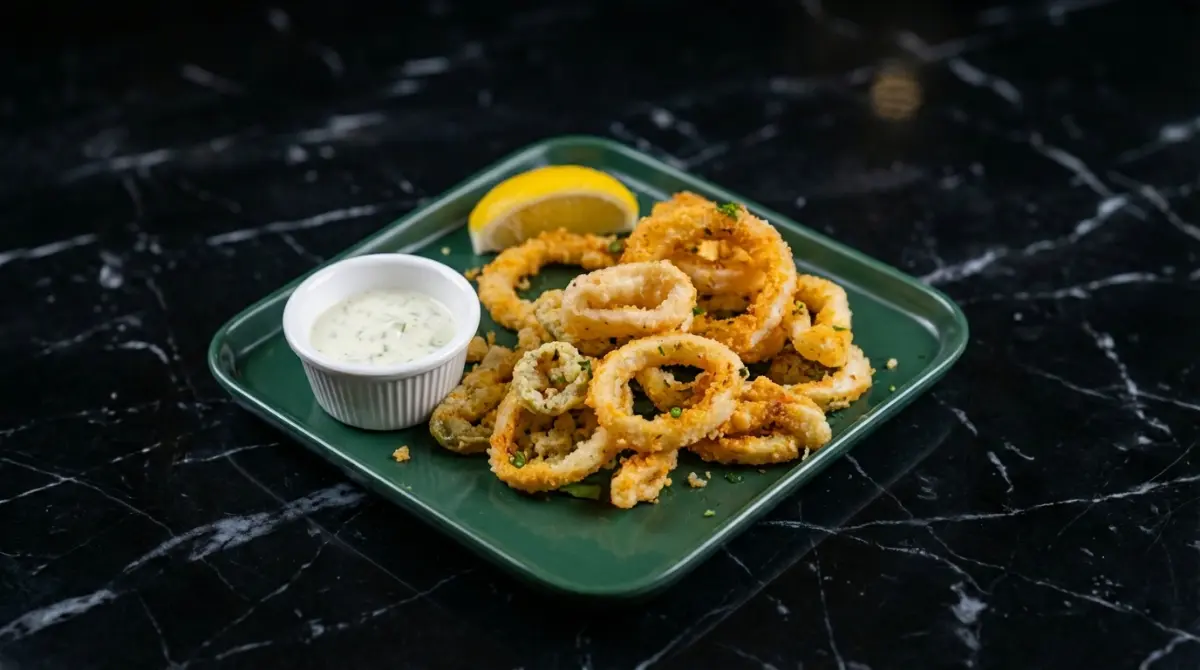 Crispy Calamari and Jalapeño