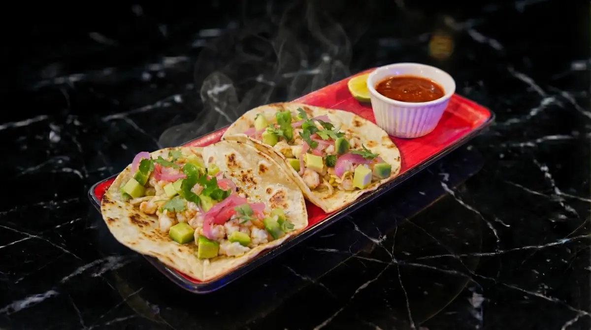 Garlic-Lime Shrimp Taco