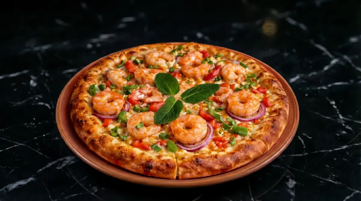 بيتزا المأكولات البحرية